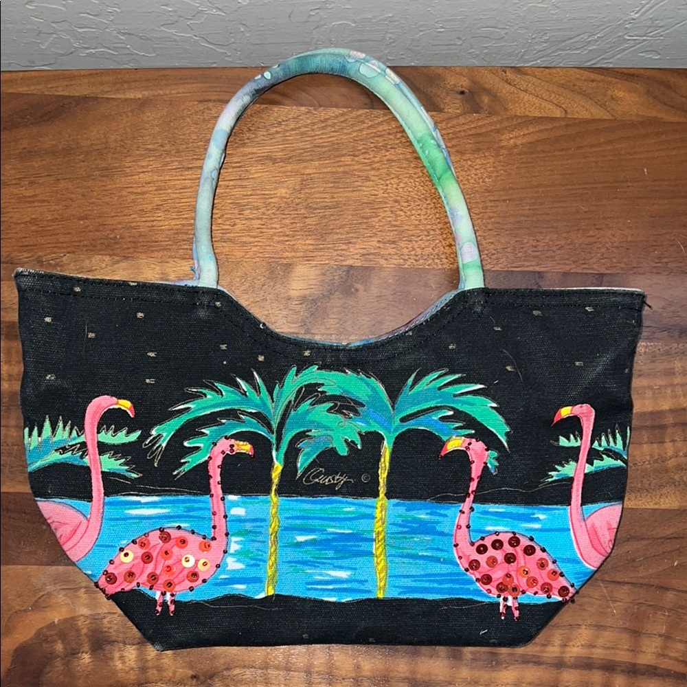 Quasby Colorful Flamingo Tote Bag